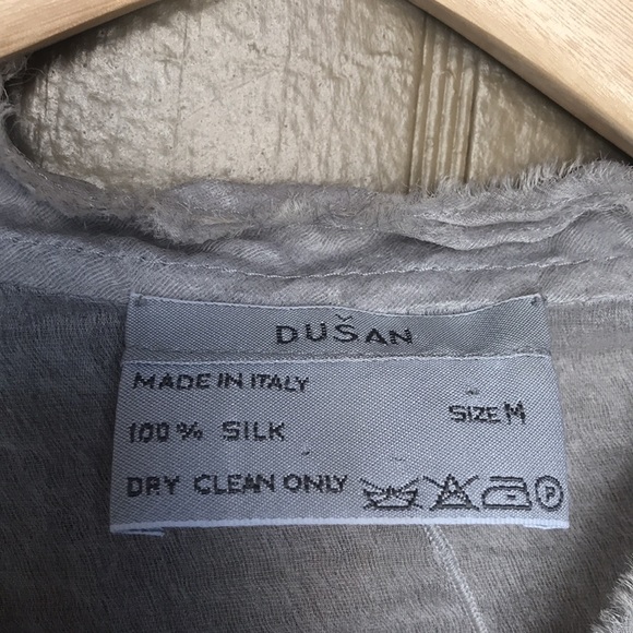Dusan silk cardigan made in Italy - Picture 4 of 7